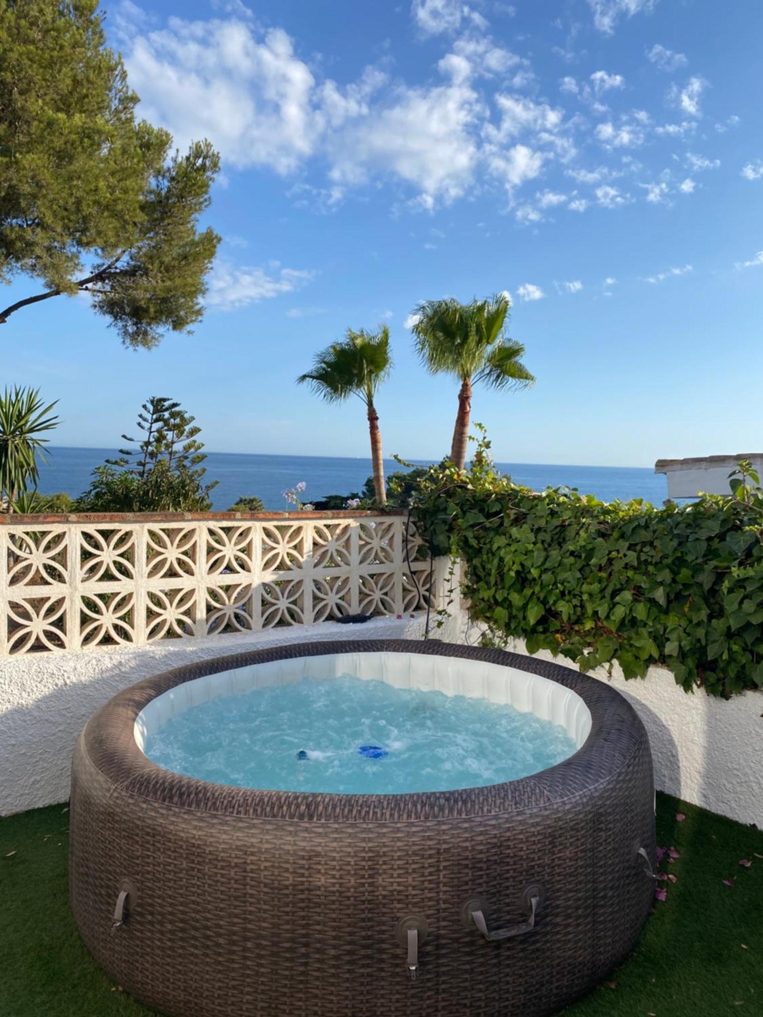 Independent Villa Beach House El Bosque La Cala De Mijas Eksteriør bilde