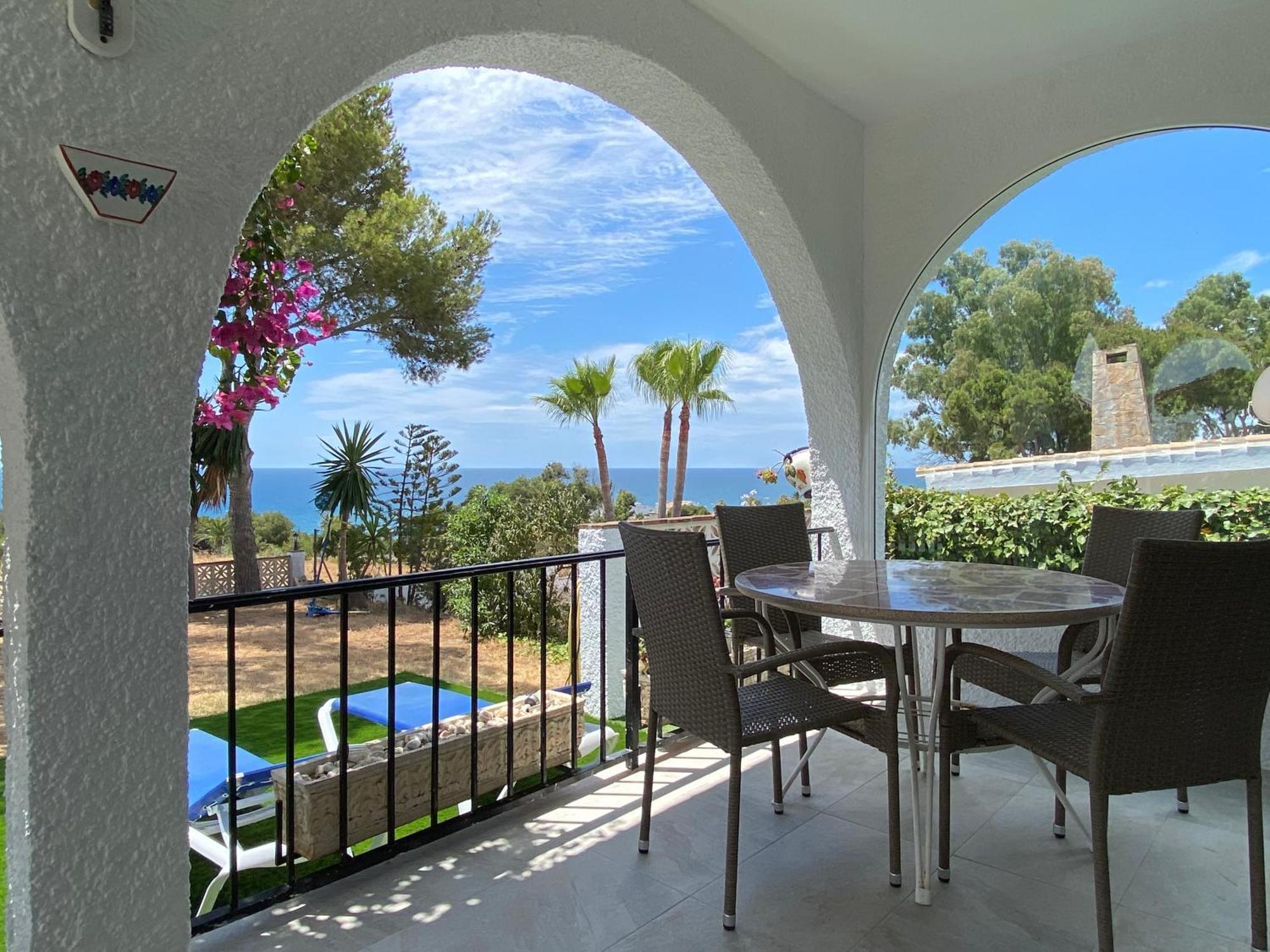 Independent Villa Beach House El Bosque La Cala De Mijas Eksteriør bilde