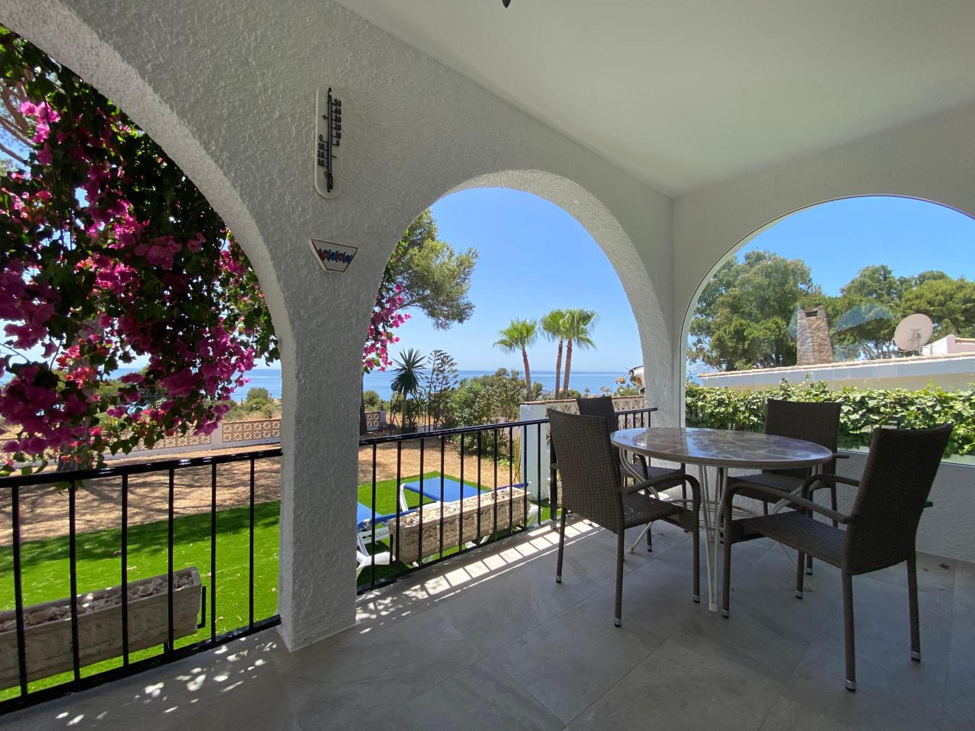 Independent Villa Beach House El Bosque La Cala De Mijas Eksteriør bilde